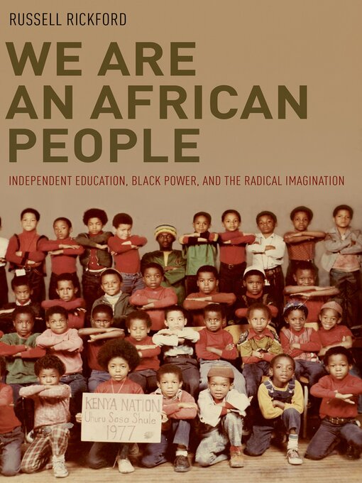 Title details for We Are an African People by Russell Rickford - Available